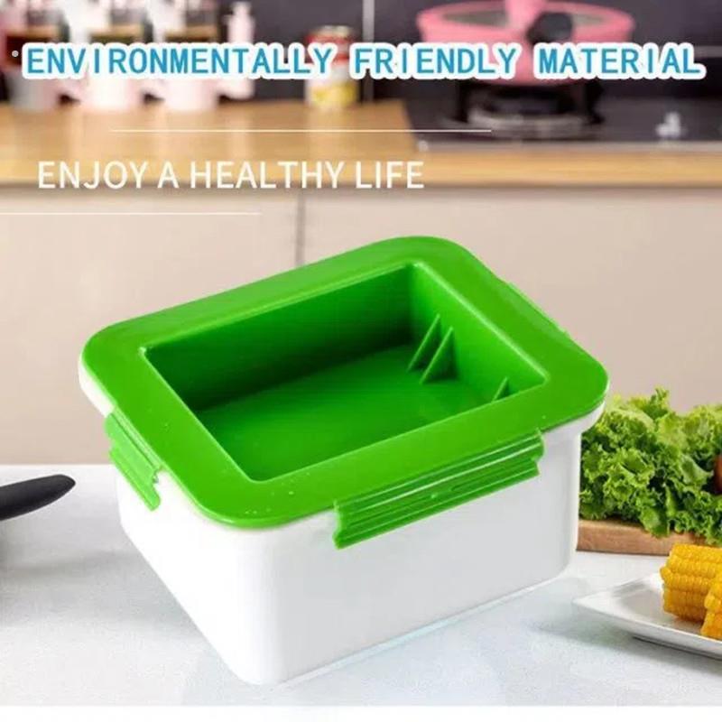 豆腐压榨器家用豆腐块沥水盒按压滤水器滴接水盘厨房滤水厨房压榨