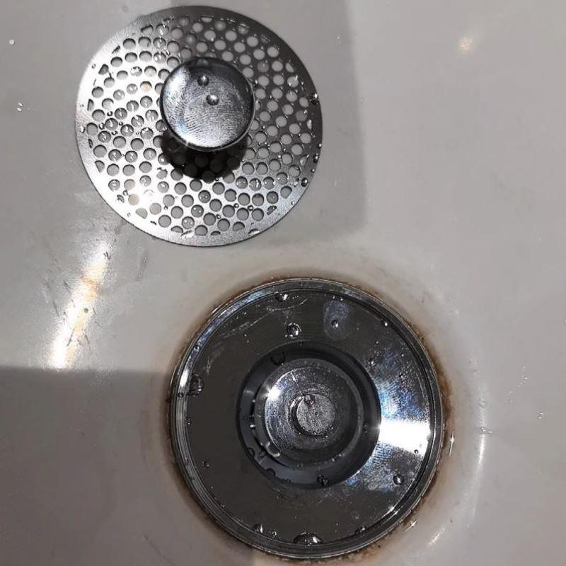 陶瓷洗脸盆弹跳芯洗手盆脸池漏水塞下水器按压式面盆防堵过滤配件