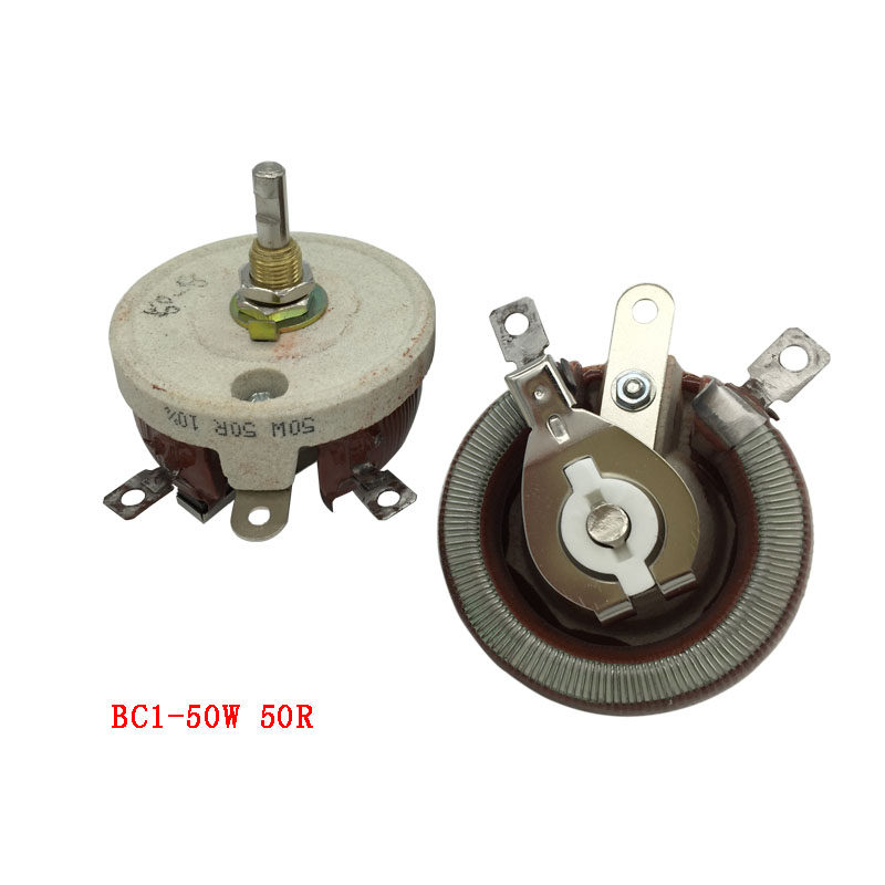 BC1-50W1R2R3R5R10R300R100R150R3K5K磁盘可调电位器圆盘电阻器