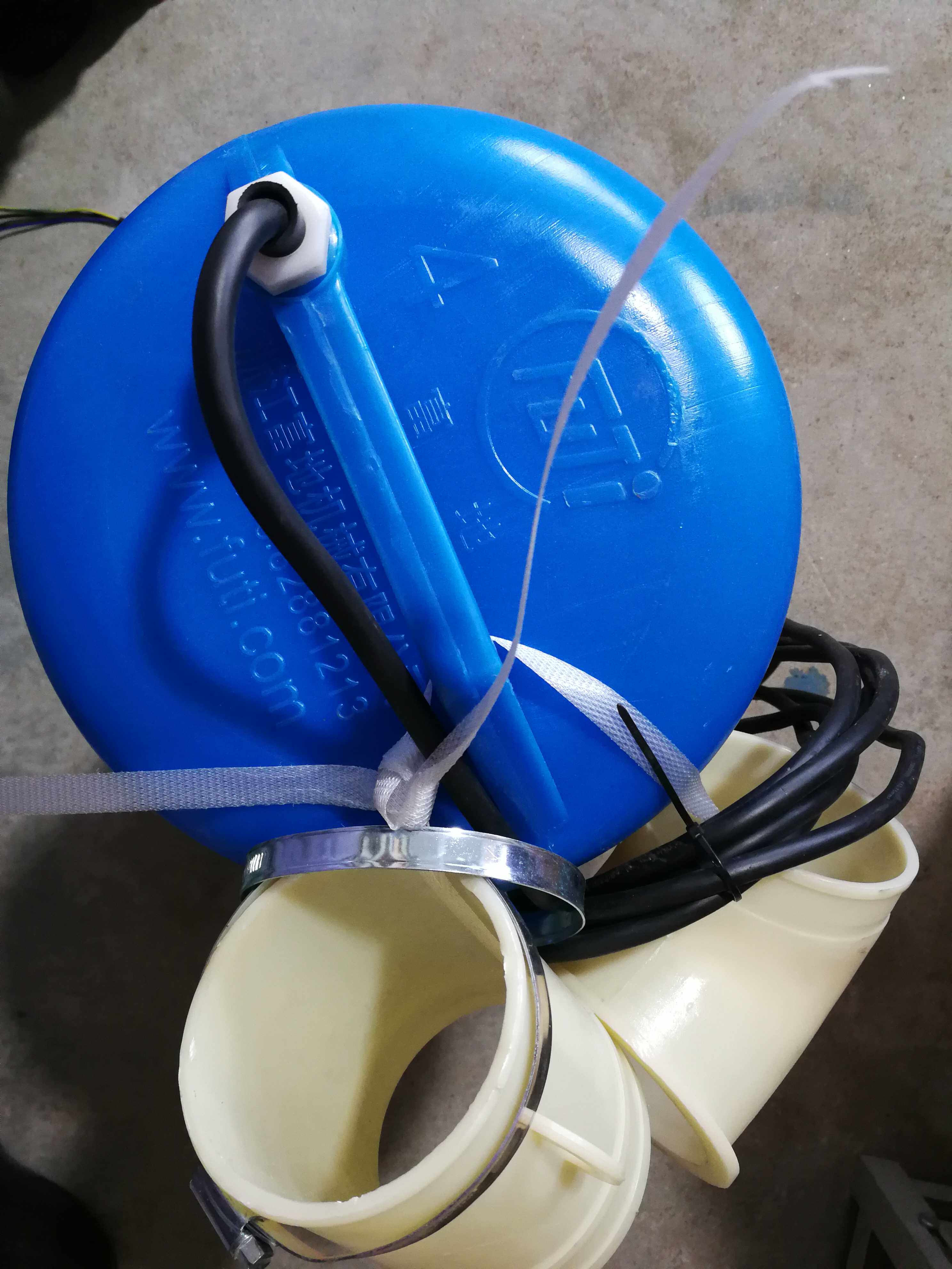 富地3寸4寸浮水泵鱼塘虾塘增氧灌溉两用水泵