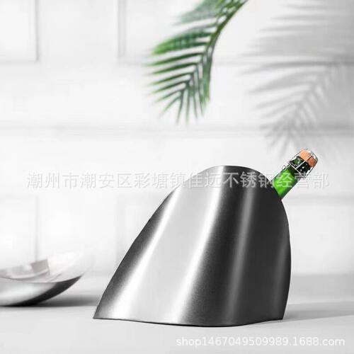 甄选304不锈钢香槟桶创意冰桶酒吧用品酒具冰酒器全套冰桶