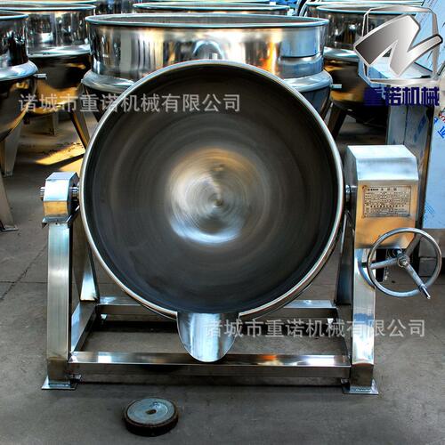甄选新鸭头鸭脖卤煮锅 厂家大型凉粉搅拌炒锅可倾式卤煮夹层锅