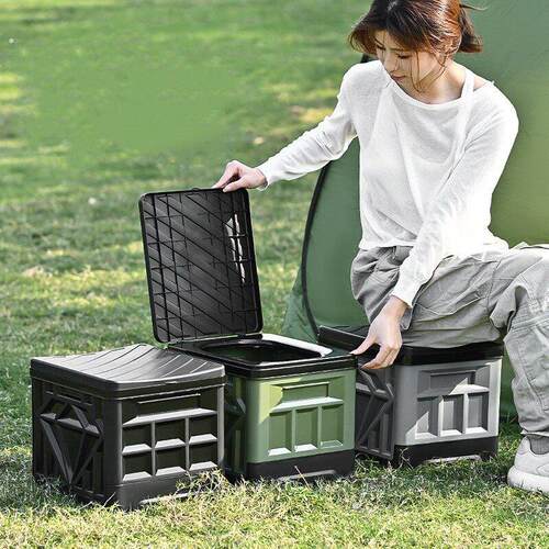 车载折叠马桶可携式防臭户外行动厕所垃圾桶自驾游车内用品置物箱