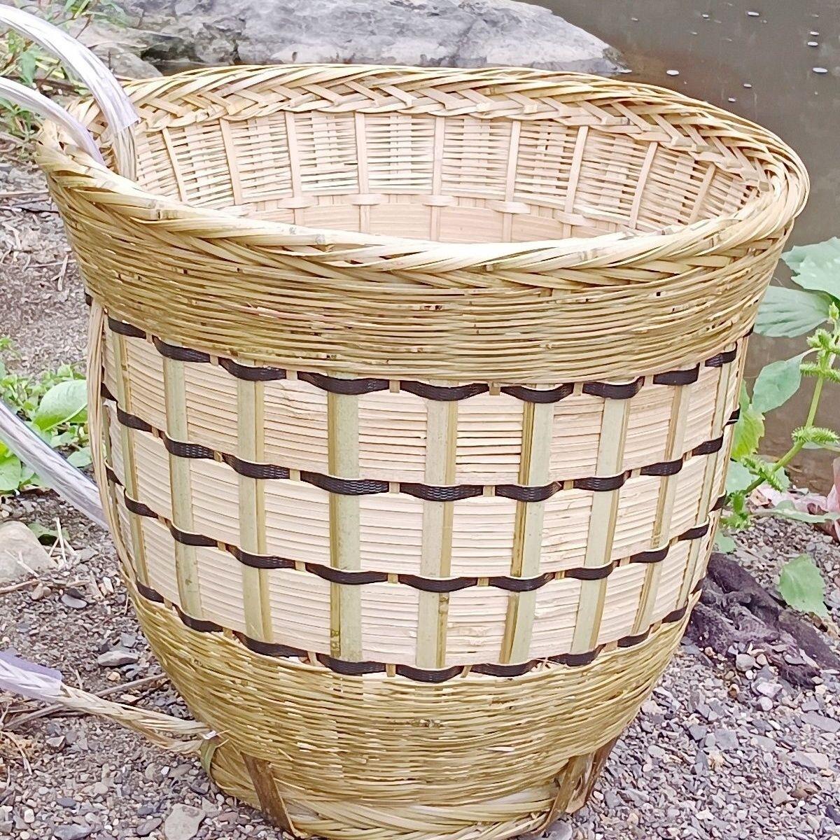 贵州纯手工编织竹编大背篓传统设圆背娄大容量轻松便捷柴背娄