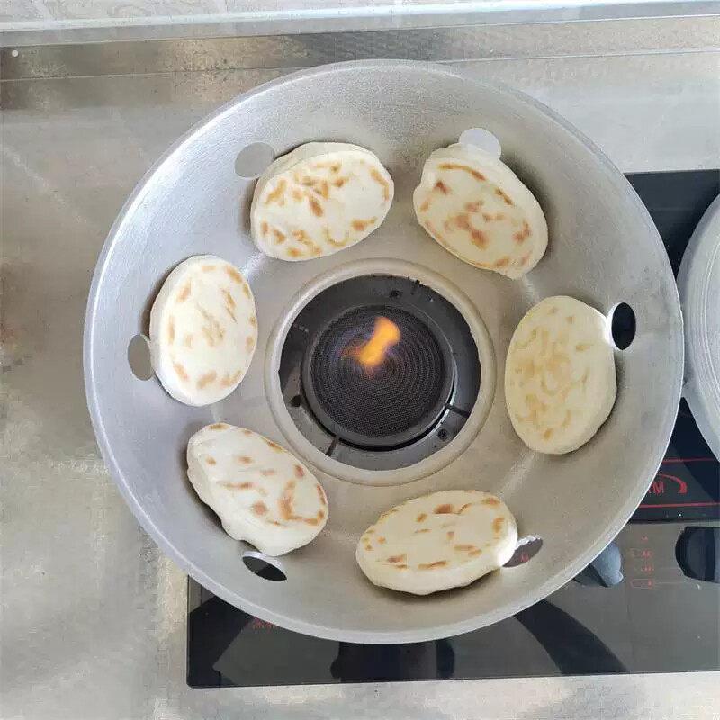 锅圈家用做烧饼锅烧饼炉老式纯铝锅圈老式烤炉锅魁炉商用鏊子烤炉