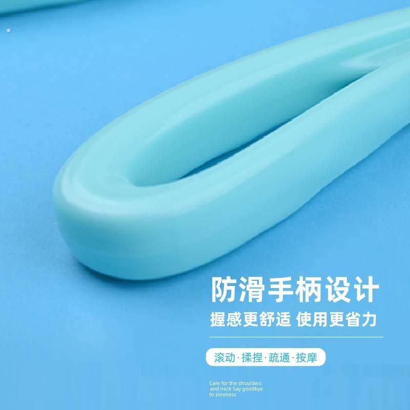 手动六轮滚动颈椎按摩器夹脖子腰颈部颈椎病专用