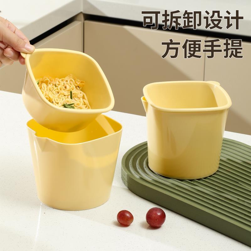 台面垃圾桶迷你家用厨房用厨余收纳盒水池沥水筐干湿分离过滤神器