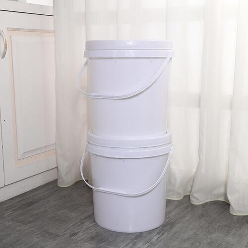 甄选厂家现货20L螺旋塑料桶带盖塑料圆桶 塑料桶涂料化工桶PP水桶