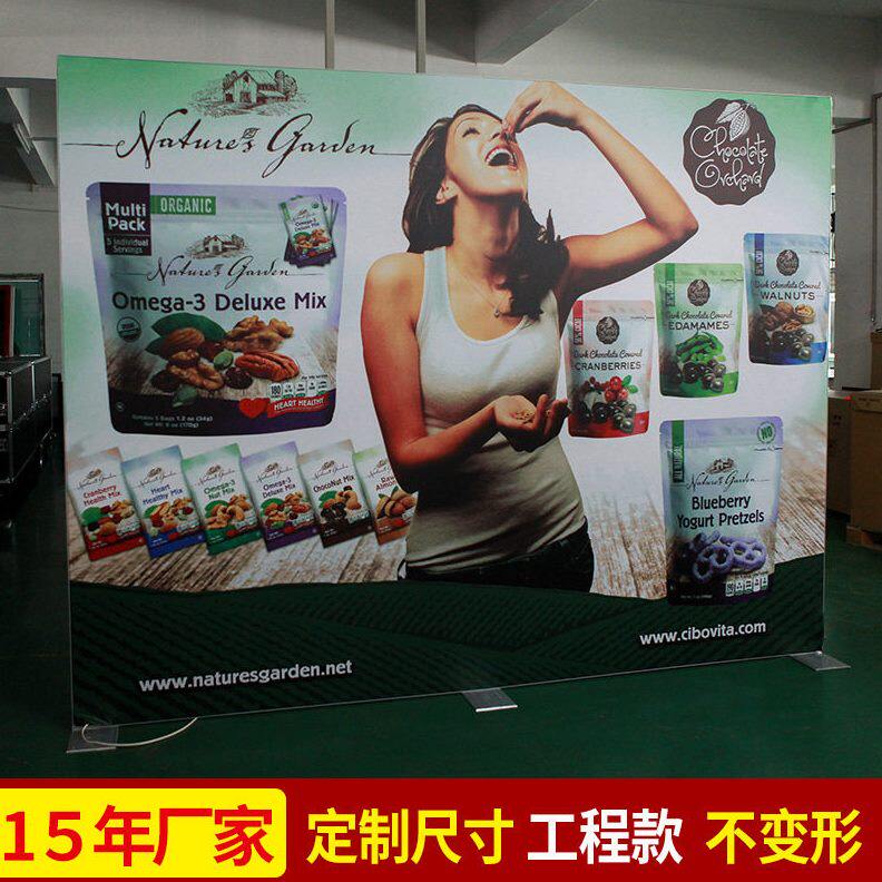 甄选立式展会双面卡布灯箱 大型广告橱窗双面灯箱 uv软膜拉布灯箱