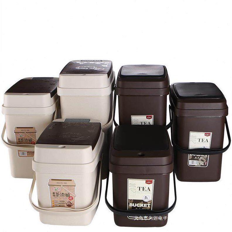 甄选包邮家用茶水桶塑料桶茶渣桶茶桶废水桶排水功夫茶具茶盘茶道