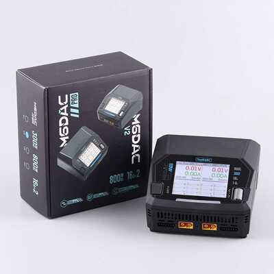 ToolkitRC M6DAC V2双路航模车船锂电池充电器1-6S DC800W AC200W