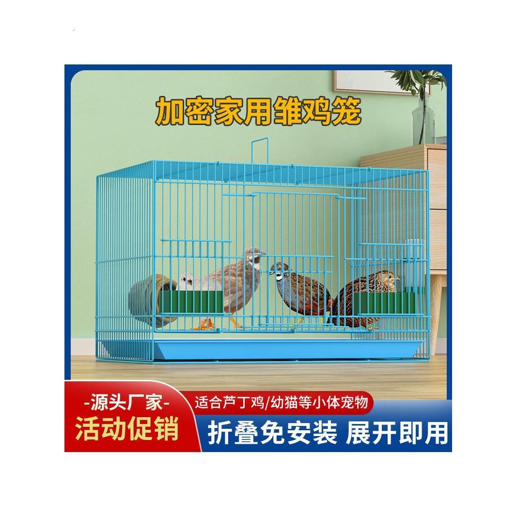养芦丁鸡笼子饲养专用笼家用室内大号雏鸡雏鸭小鸭小鸡宠物笼加密图片