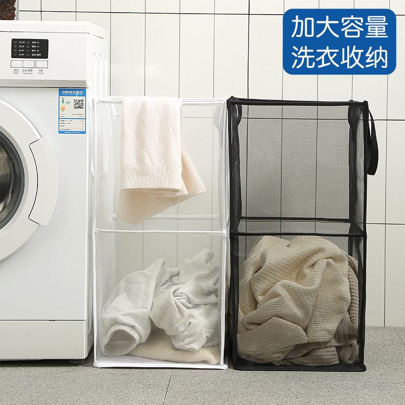 方形格洗衣篮大号可折叠脏衣筐浴室脏衣篮家用带提手脏衣篓