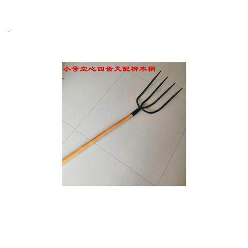 叉空心叉六齿三五叉子叉子大小铁四股农用齿垃圾废料叉钢叉草农具