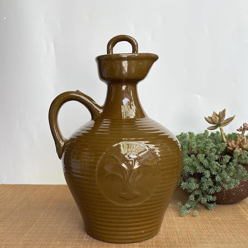 米酒酒壶古代老式油壶家用厨房复古酒壶
