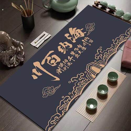 硅藻泥茶巾茶台垫吸水速干茶杯垫中式长条茶几桌布茶桌隔热垫厨房