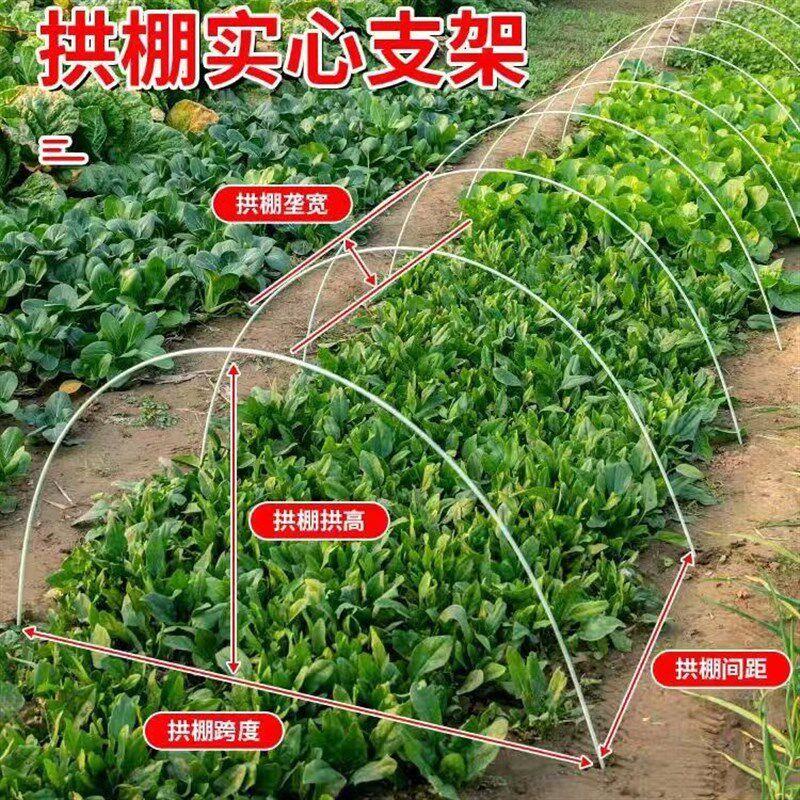 弓棚杆农用蔬菜大棚支架玻璃纤维杆耐腐蚀防潮防晒骨架不易断纤维