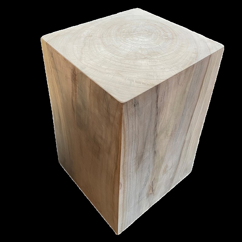 香樟木方实木方形树桩整切原木大树墩实心方木墩子花架摆件底座凳