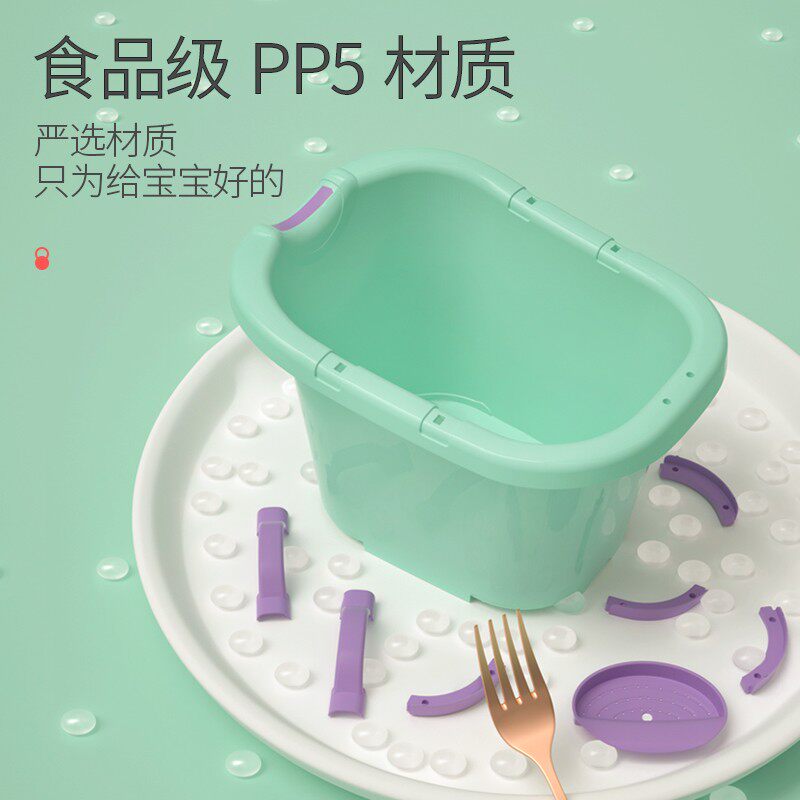 儿童洗澡桶宝宝浴桶大号和小号加厚可坐冬天家用婴儿泡澡桶沐浴桶