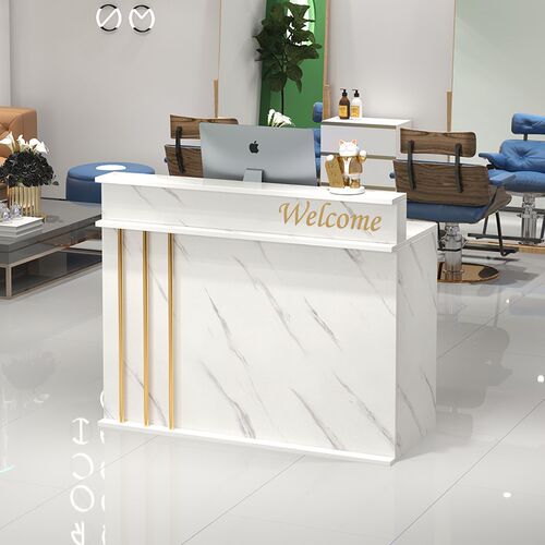 前台服装店吧台理发店收银台店铺小型美容院接待台餐饮店简约柜台