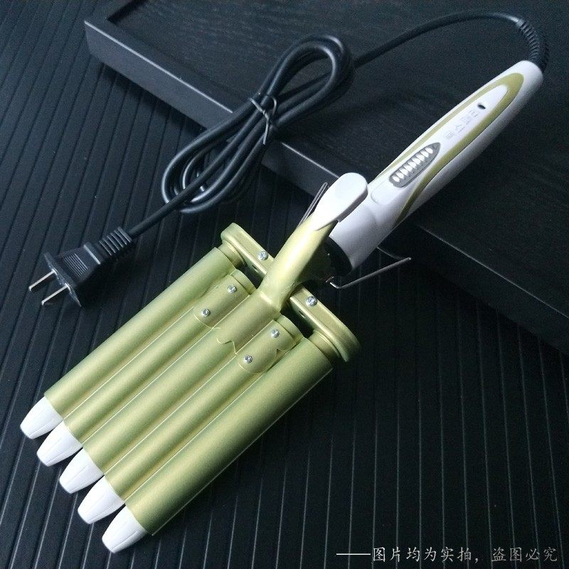 永东蛋卷棒蛋卷头三棒卷发器升级五棒水波纹卷发棒五管烫发夹板
