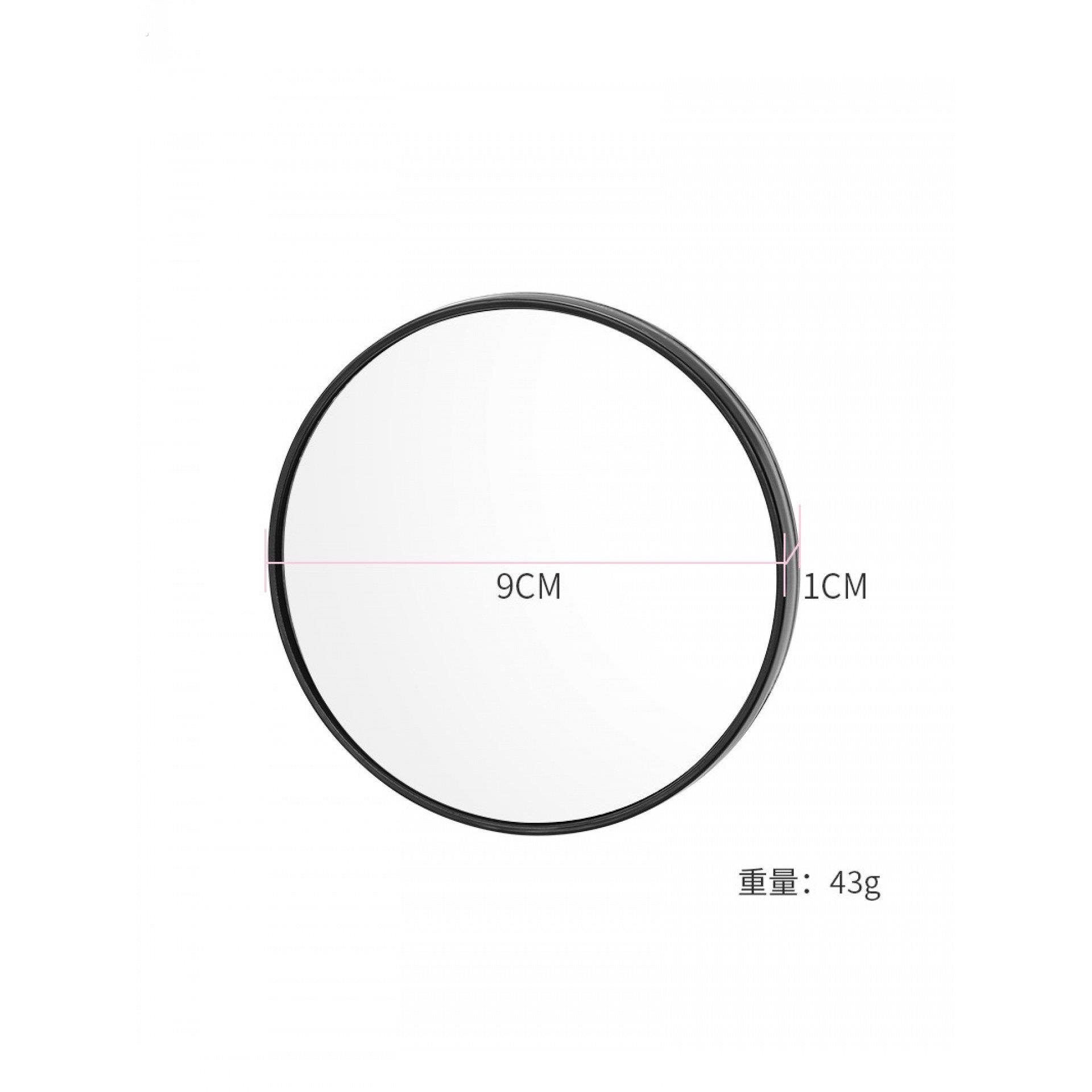 现货 5倍双吸盘放大镜放大毛孔黑头粉刺化妆镜美妆镜画眉工具