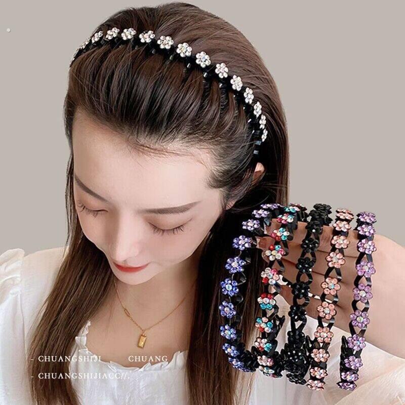 轻奢碎发整理神器发箍女夏季发夹2022年新款波浪梳理刘海洗脸发卡