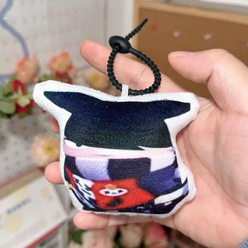 荒野乱斗艾德加抽象语音挂件来图毛绒钥匙扣录音娃娃手腕挂饰