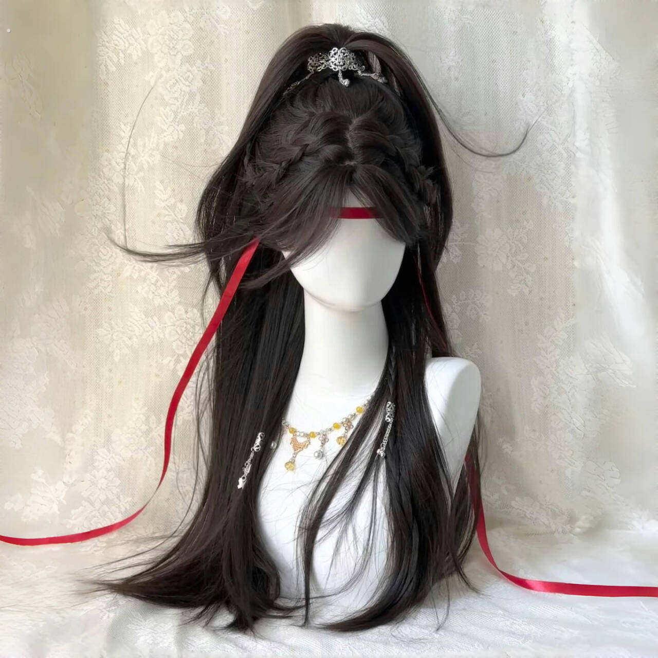 假发女新中式高层次长直发汉服仙侠古装少年感古风日常万用全头套