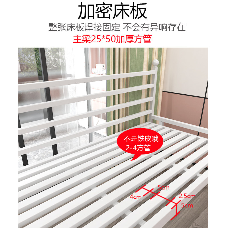 全铁艺儿童拼接床婴儿床小床加宽床宝宝床延边床边床铁床单面护栏