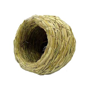 鸟窝珍珠鸟窝牧草编织繁殖窝宠物鸟专用草屋牡丹鹦鹉草窝保暖