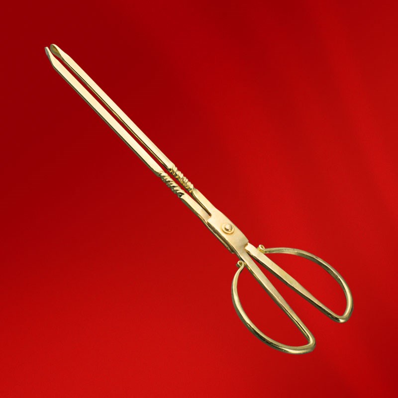 蒙古纯铜铜艺烤肉夹煮红烧肉叉子金色草原牧民传统日常生活用品