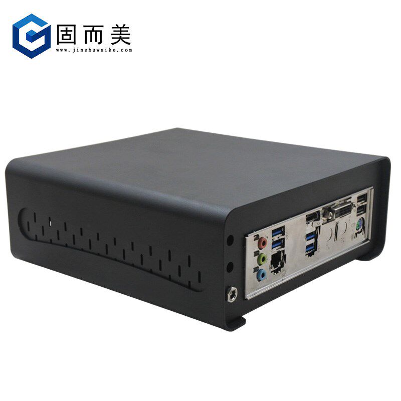 itx迷你小机箱台式微型主机桌面卧式miniITX电子外壳可定制17*17