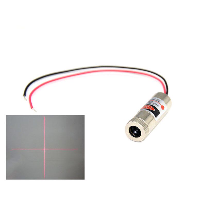 十字线定位灯12v24V红光点状激光器设备用红外线一字绿光激光灯