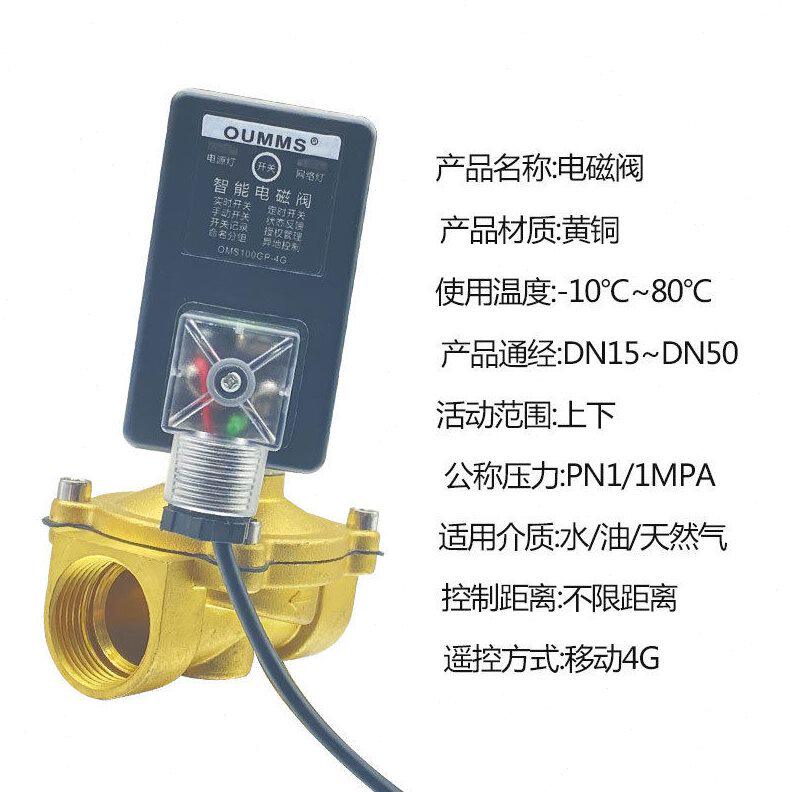 甄选智能电磁阀手机远程控制自动浇水系统自来水管道定时开关阀门