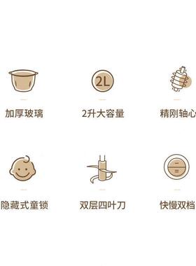 甄选小浣熊绞肉机家用电动不锈钢搅拌料理机辣椒打馅碎菜搅蒜泥器