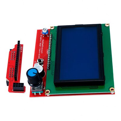甄选3D打印机显示屏 1.4主板 RAMPS1.4 LCD 12864 2004 液晶控制