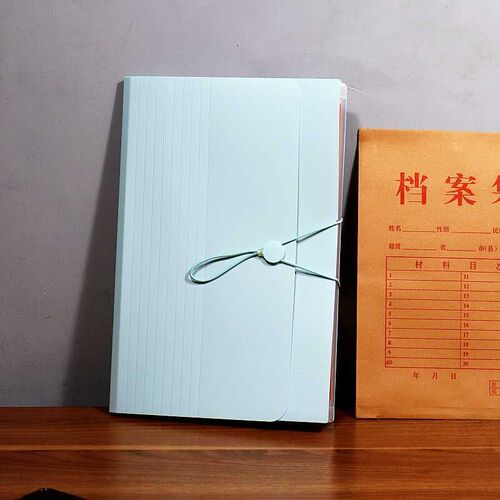 孕妈孕检文件夹F4档案盒B超单据夹FC收纳盒账单票据分类手拎包