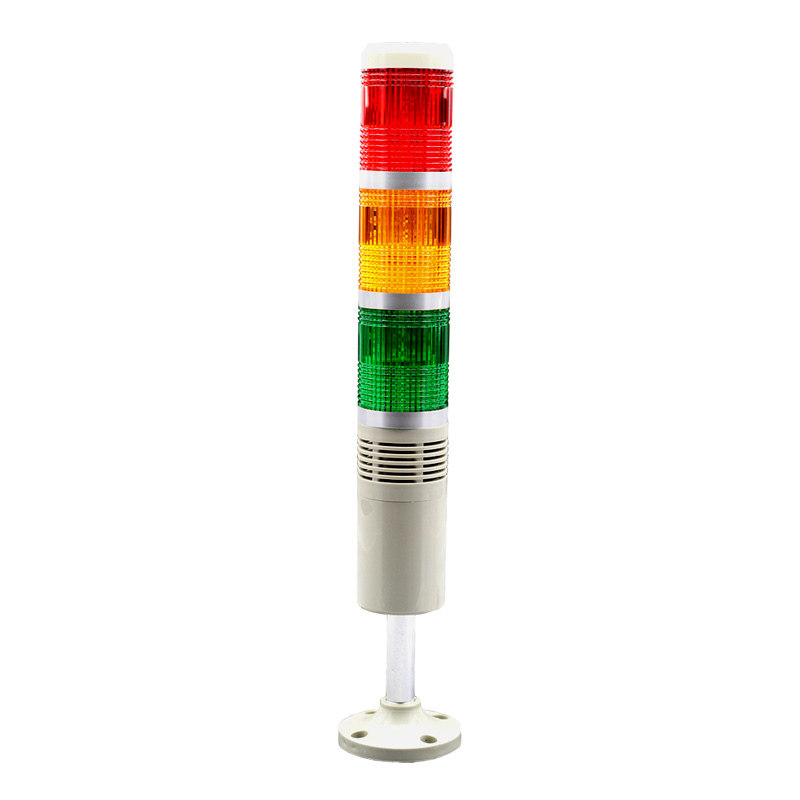 台邦三色灯多层警示灯 LED报警器喇叭指示灯常亮带叫蜂鸣24v220v