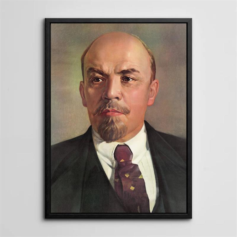 复古怀旧欧美装饰画有框挂画墙壁苏联斯大林列宁酒吧美式书房酒吧