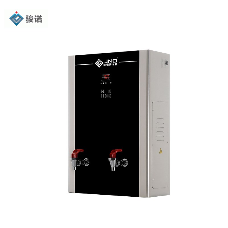骏诺商用步进式壁挂电开水器EF-30/EF-60不锈钢开水机3KW餐饮办公