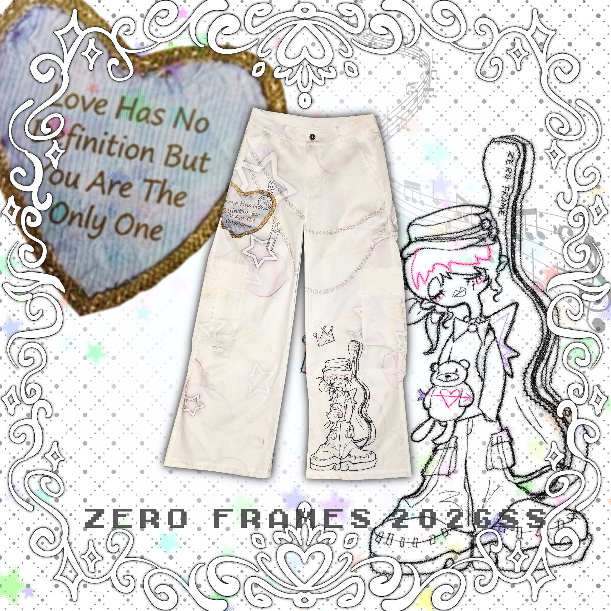 ZEROFRAMES夏日轻薄百搭工装裤
