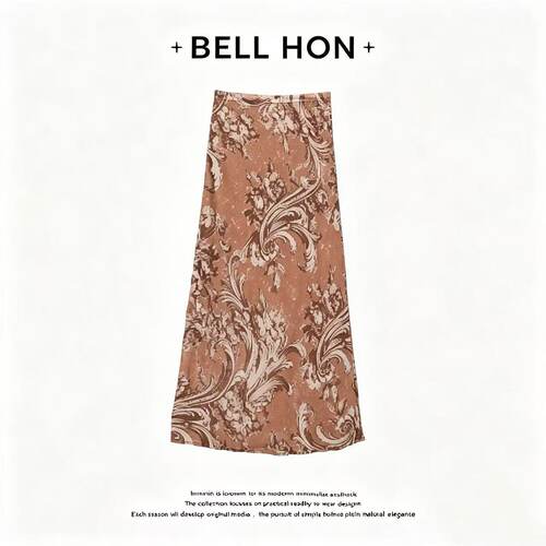 【BELL HON】2026夏新款设计高级感高腰显瘦半身裙-BHT000209