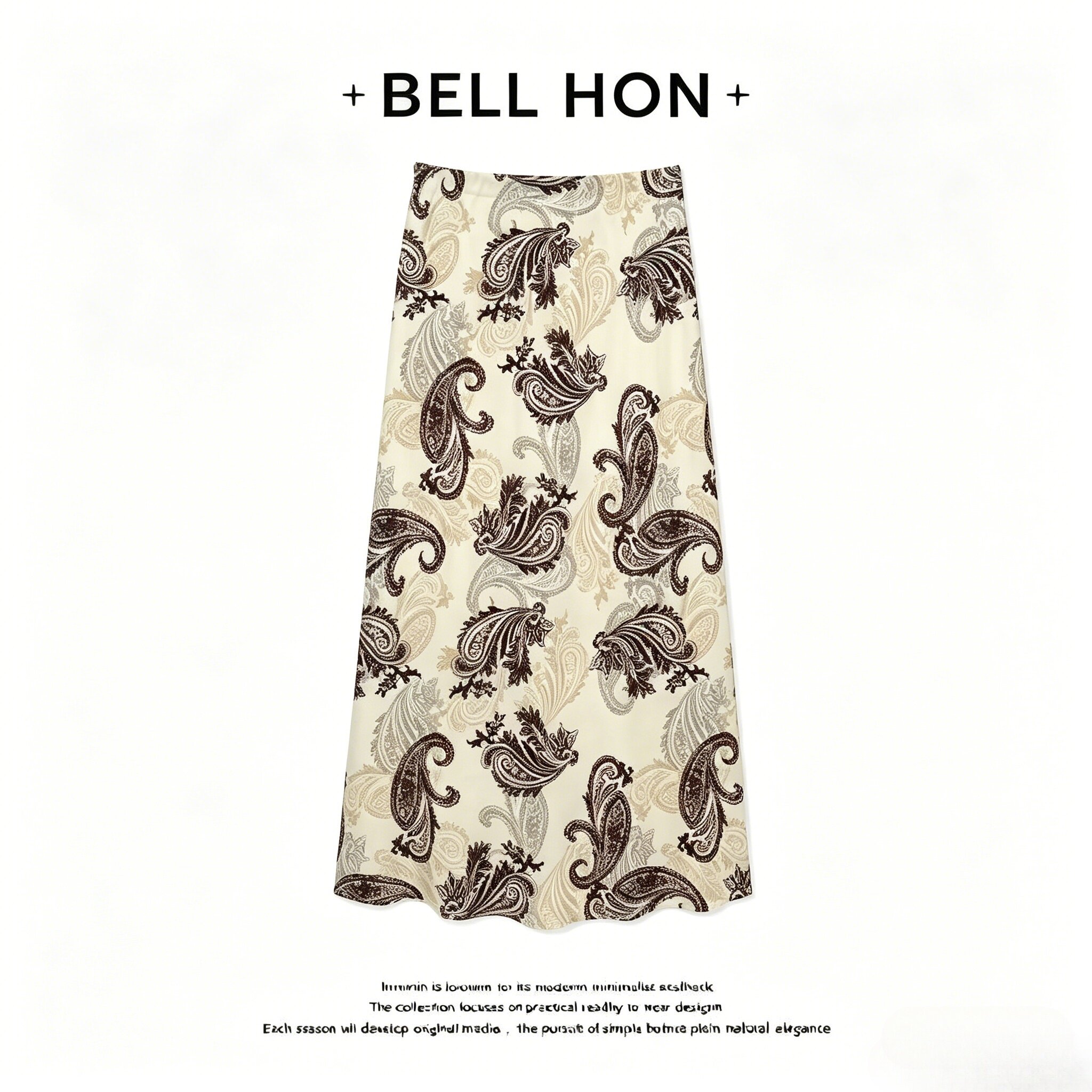【BELL HON】2026夏新款设计高级感显瘦半身裙-BHT000145