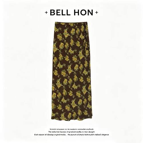 【BELL HON】2026夏新款设计高级感显瘦半身裙-BHT00081