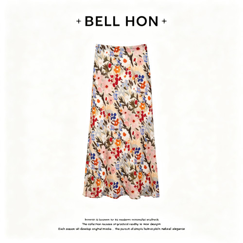【BELL HON】2026夏新款设计高级感显瘦半身裙-BHT000119