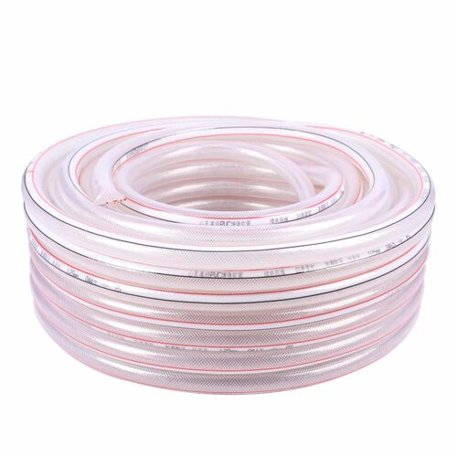 内径8/10mm2寸蛇皮软管透明pvc加厚水管带线网纹管防冻灌溉防农用