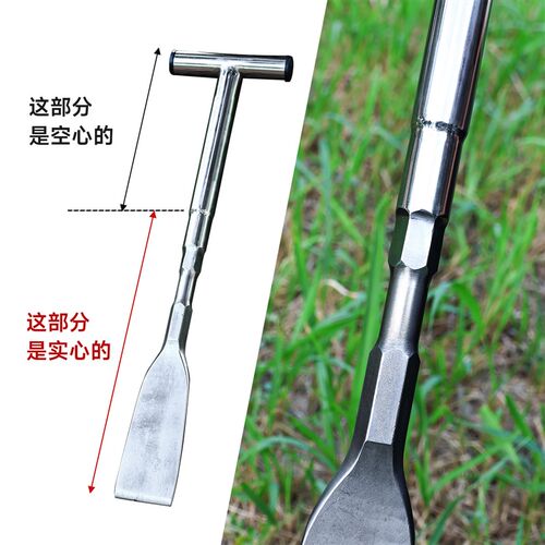 小铲子铬钢加厚户外硬土神器挖菜铲药材铲翻土刮树皮剁树根刨竹笋