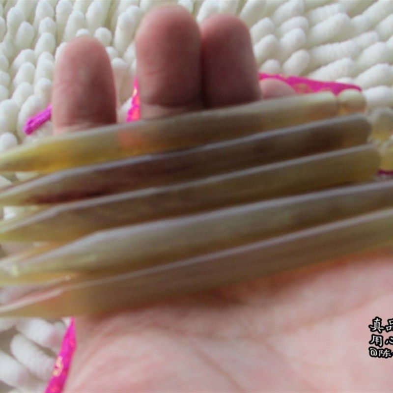 美容点穴笔纯天然黑水牛角羊角拔筋棒面部眼部拨筋棒按摩松筋包邮