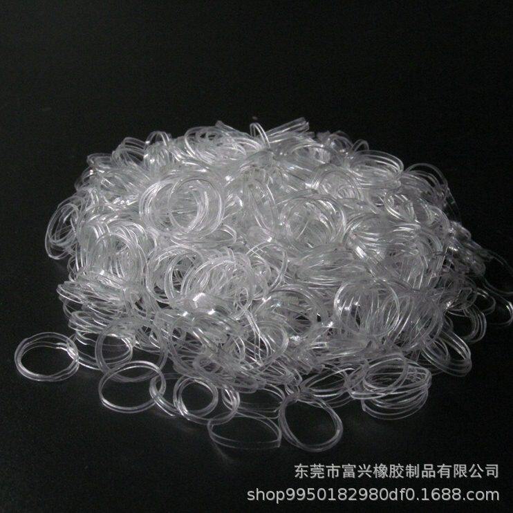 甄选抗氧化胶圈橡皮筋MB-1014简约 透明 耐温 弹力 小号 橡皮筋